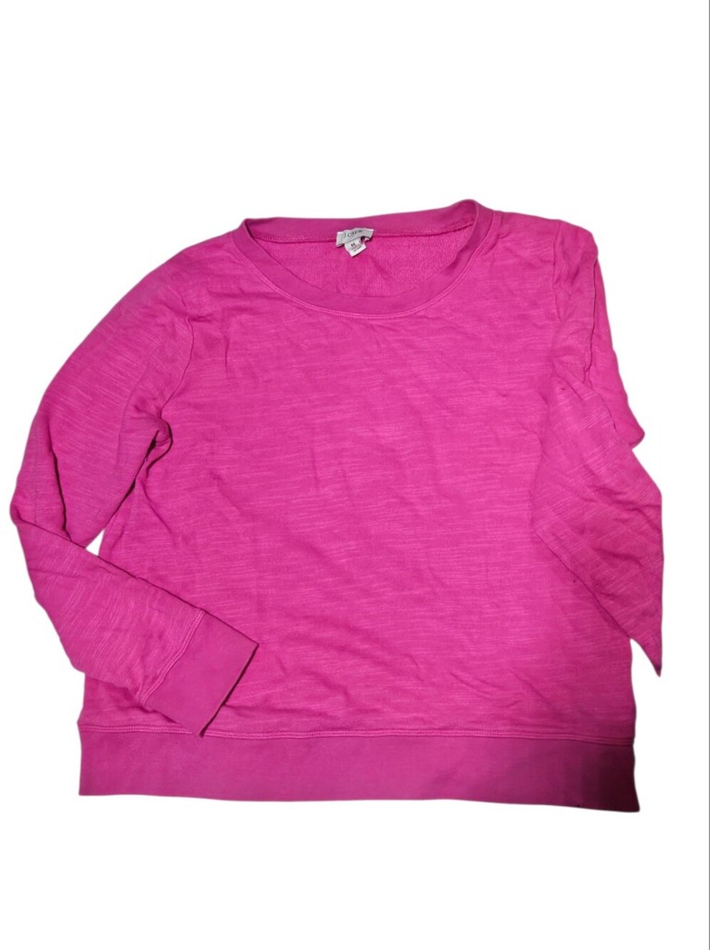 J. Crew Hot Pink Crewneck Sweatshirt